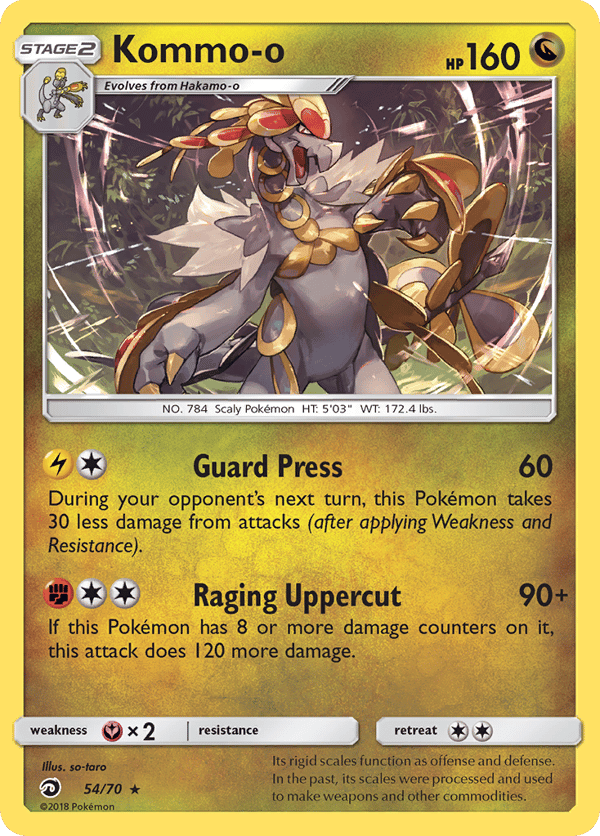Kommo-o – Rare Holo – Dragon Majesty