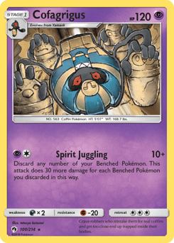 Cofagrigus – Rare – Lost Thunder