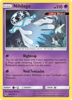 Nihilego – Rare Holo – Lost Thunder