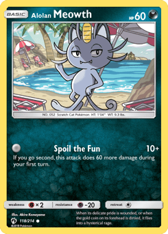 Alolan Meowth – Common – Lost Thunder