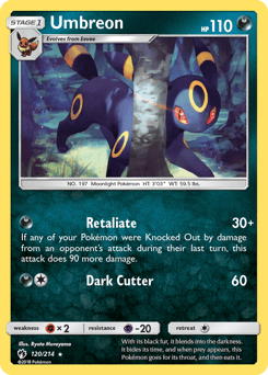 Umbreon – Rare – Lost Thunder