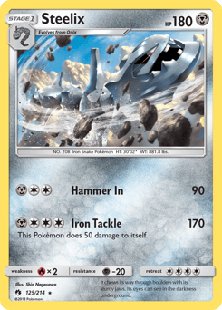 Steelix – Rare – Lost Thunder