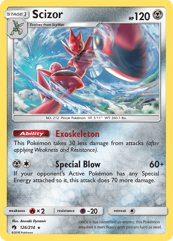 Scizor – Rare Holo – Lost Thunder