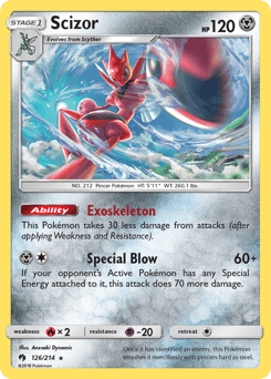 Scizor – Rare Holo – Lost Thunder