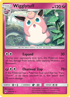 Wigglytuff – Rare – Lost Thunder