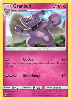Granbull – Rare – Lost Thunder
