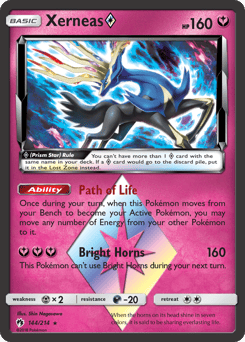 Xerneas ◇ – Rare Prism Star – Lost Thunder