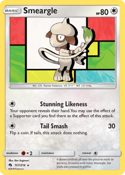 Smeargle – Rare – Lost Thunder