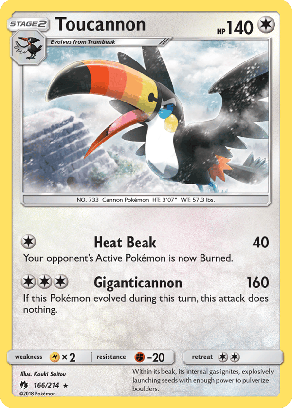 Toucannon – Rare – Lost Thunder