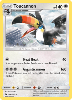 Toucannon – Rare – Lost Thunder