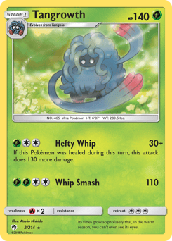 Tangrowth – Rare – Lost Thunder