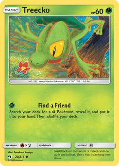 Treecko – Common – Lost Thunder
