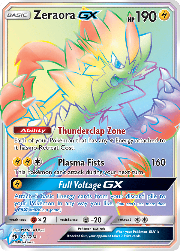 Zeraora-GX – Lost Thunder