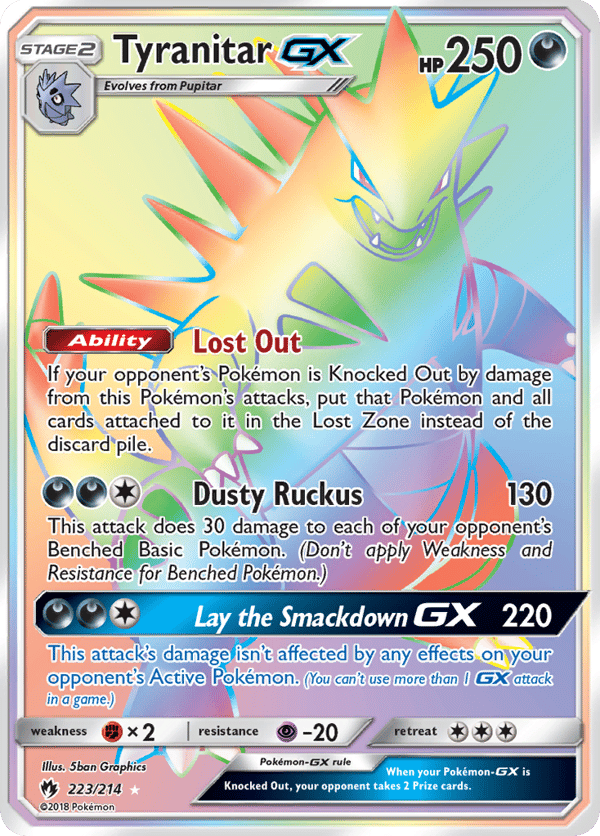 Tyranitar-GX – Lost Thunder