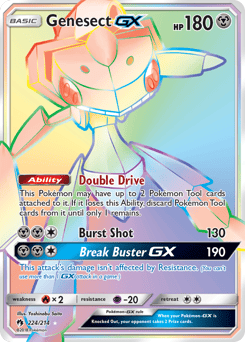 Genesect-GX – Rare Rainbow – Lost Thunder