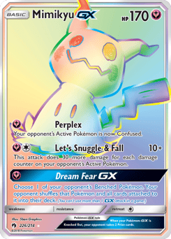 Mimikyu-GX – Rare Rainbow – Lost Thunder