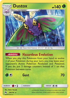Dustox – Rare – Lost Thunder