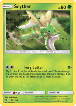 Scyther – Common – Lost Thunder