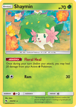 Shaymin – Rare Holo – Lost Thunder