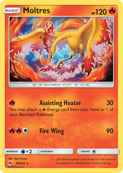 Moltres – Rare – Lost Thunder