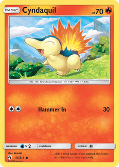 Cyndaquil – Common – Lost Thunder