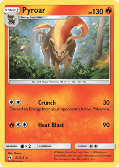 Pyroar – Rare