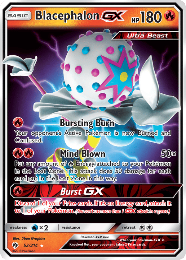 Blacephalon-GX – Rare Holo GX – Lost Thunder