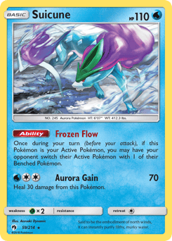 Suicune – Rare Holo – Lost Thunder