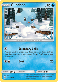 Cubchoo – Common – Lost Thunder
