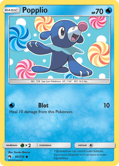 Popplio – Common – Lost Thunder