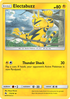 Electabuzz – Uncommon – Lost Thunder