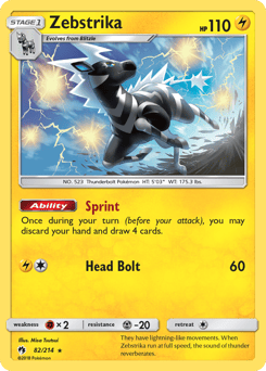 Zebstrika – Rare – Lost Thunder
