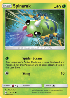 Spinarak – Common – Lost Thunder