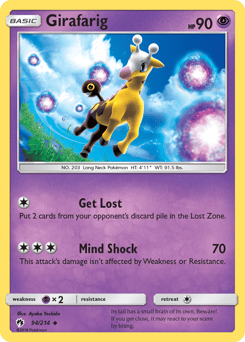 Girafarig – Uncommon – Lost Thunder