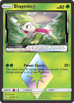 Shaymin ◇ – Rare Prism Star