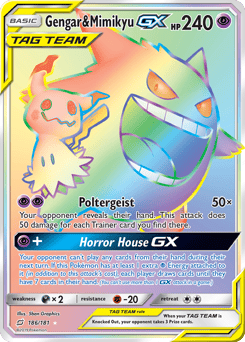 Gengar & Mimikyu-GX – Rare Rainbow