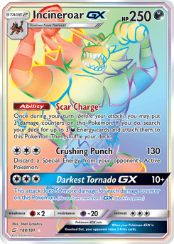Incineroar-GX – Rare Rainbow