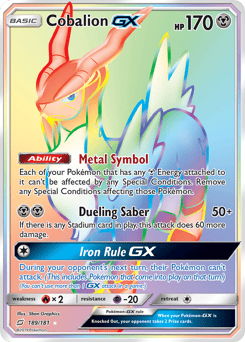 Cobalion-GX – Rare Rainbow