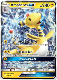 Ampharos-GX – Rare Holo GX
