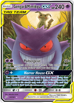 Gengar & Mimikyu-GX – Rare Holo GX