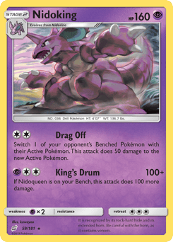 Nidoking – Rare