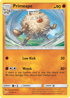 Primeape – Rare