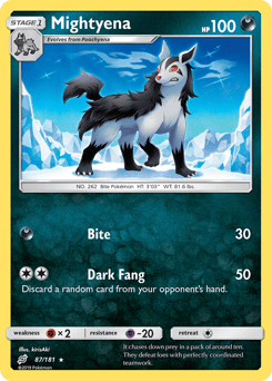 Mightyena – Rare