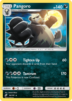 Pangoro – Rare