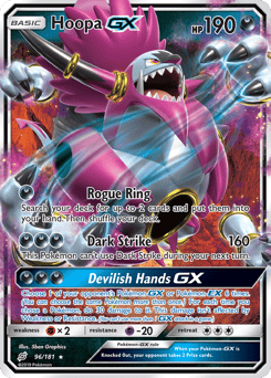 Hoopa-GX – Rare Holo GX