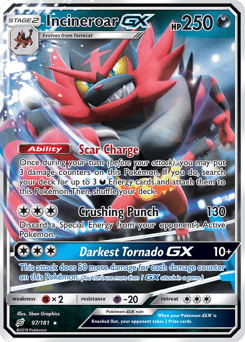 Incineroar-GX – Rare Holo GX