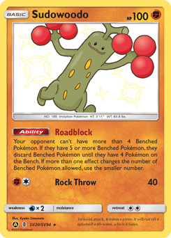 Sudowoodo – Rare Shiny