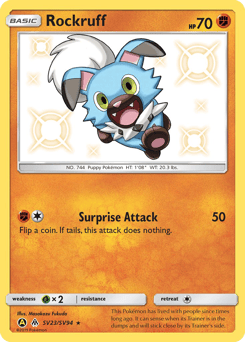 Rockruff – Rare Shiny