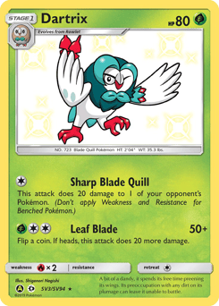 Dartrix – Rare Shiny