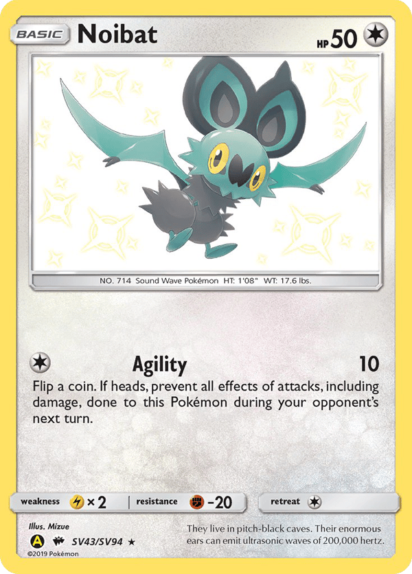 Noibat – Hidden Fates Shiny Vault